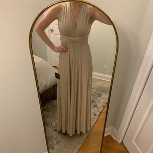 Tricks of the Trade Maxi Dress - Champagne